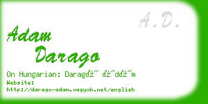 adam darago business card